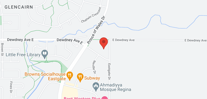 map of 712 3806 Dewdney AVE E